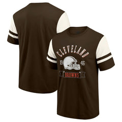 Cleveland Browns Darius Rucker Collection Football T-Shirt Brown - Fanatics