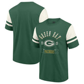 Green Bay Packers Darius Rucker Collection Football T-Shirt Green - Fanatics