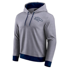 Denver Broncos Darius Rucker Collection Tonal Knit Pullover Hoodie Navy - Fanatics