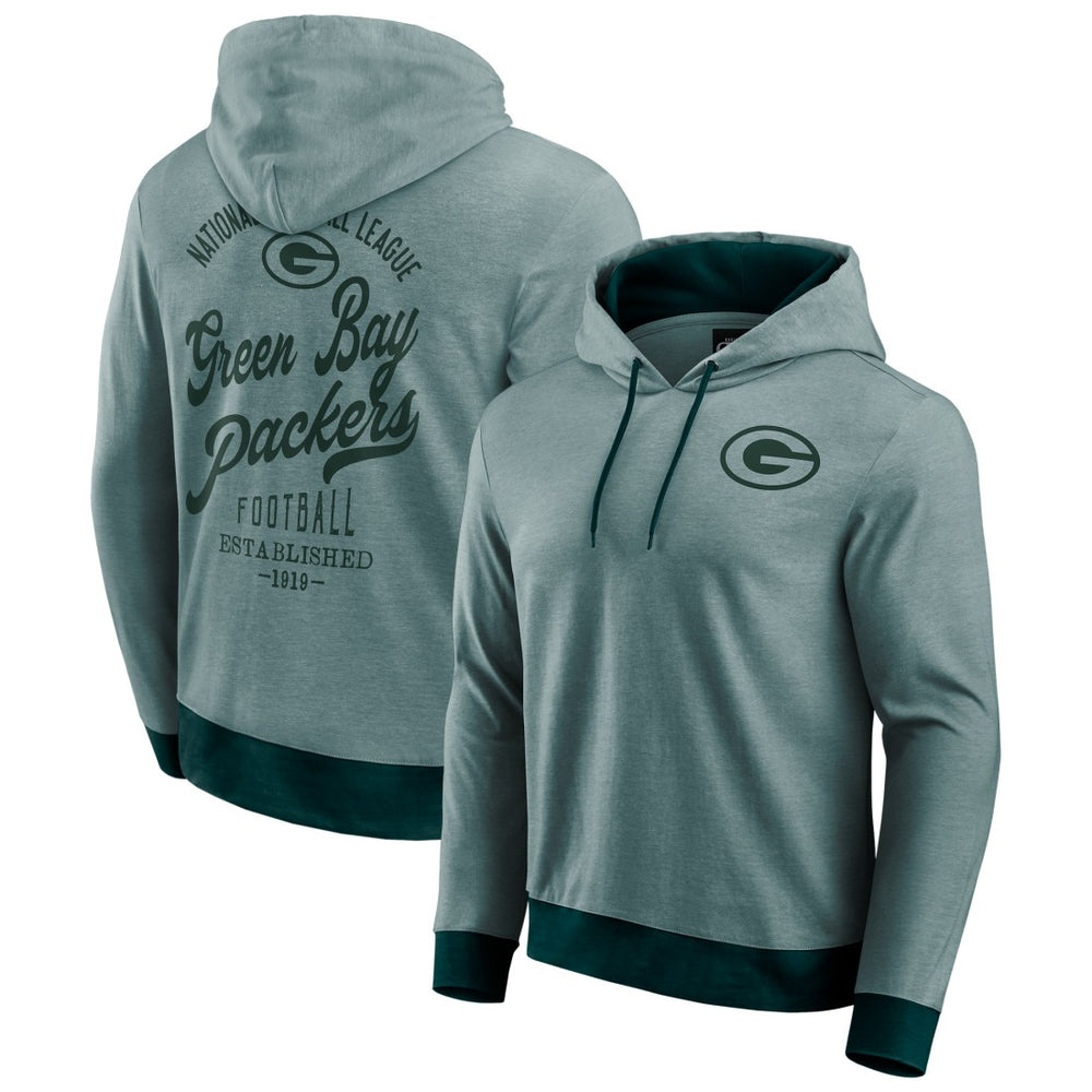 Green Bay Packers Darius Rucker Collection Tonal Knit Pullover Hoodie Green - Fanatics