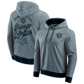 Chicago Bears Darius Rucker Collection Tonal Knit Pullover Hoodie Navy - Fanatics