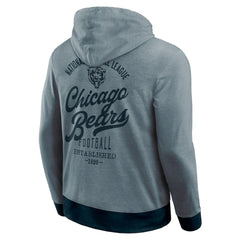 Chicago Bears Darius Rucker Collection Tonal Knit Pullover Hoodie Navy - Fanatics