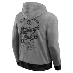 Pittsburgh Steelers Darius Rucker Collection Tonal Knit Pullover Hoodie Black - Fanatics