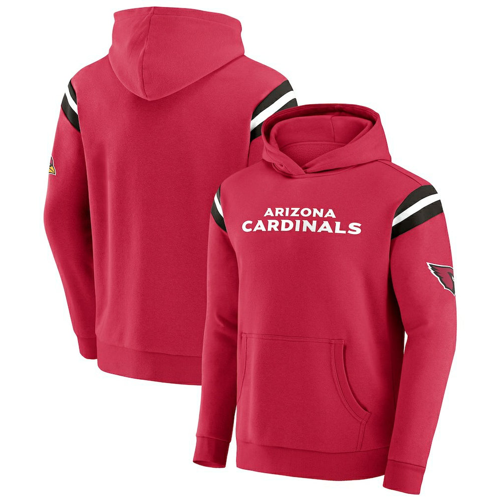 Arizona Cardinals Darius Rucker Collection Football Washed Pullover Hoodie Cardinal - Fanatics