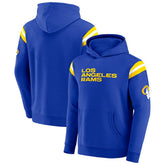 Los Angeles Rams Darius Rucker Collection Football Washed Pullover Hoodie Royal - Fanatics
