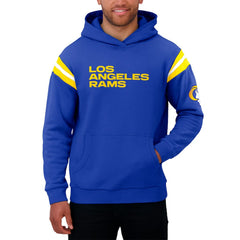 Los Angeles Rams Darius Rucker Collection Football Washed Pullover Hoodie Royal - Fanatics