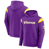 Minnesota Vikings Darius Rucker Collection Football Washed Pullover Hoodie Purple - Fanatics