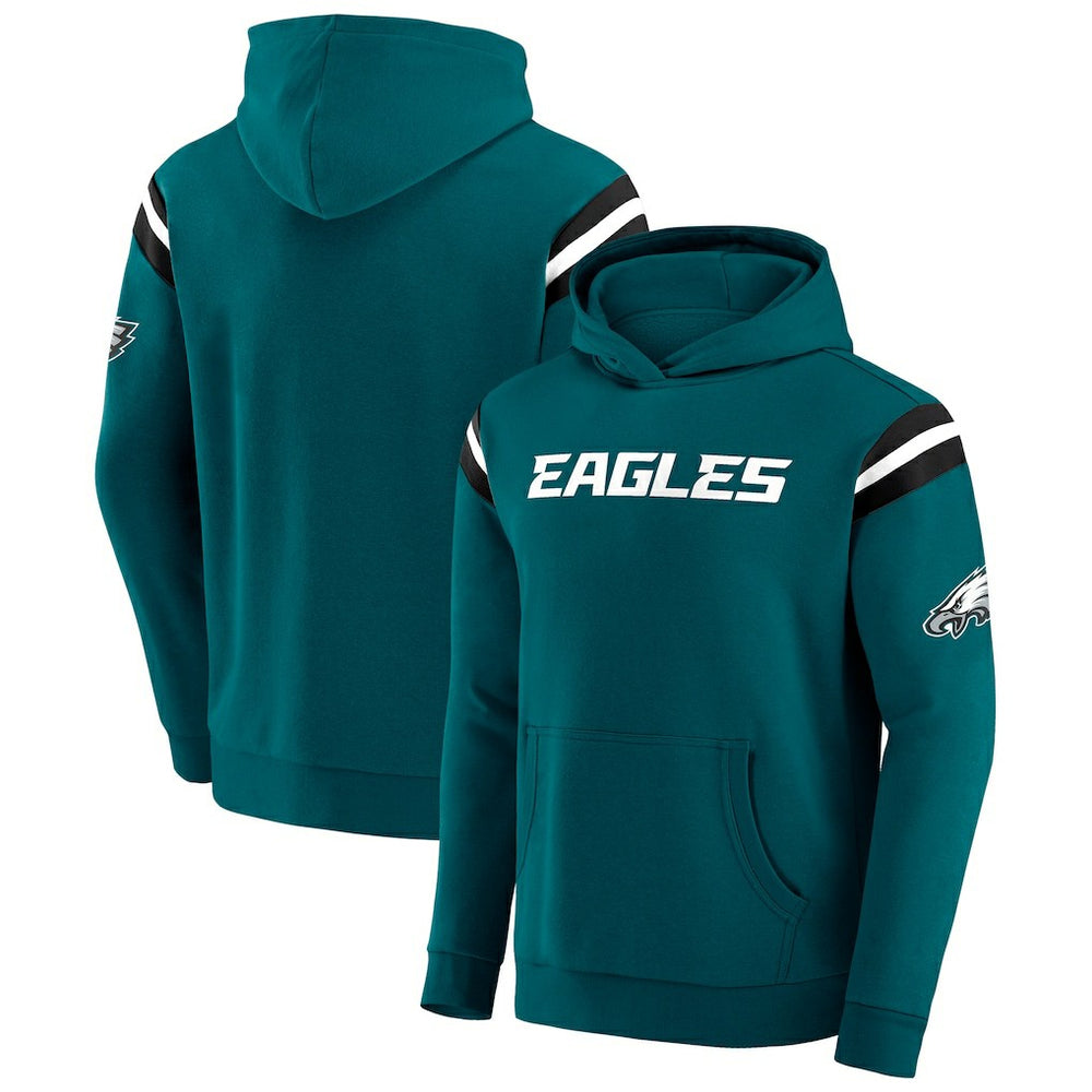 Philadelphia Eagles Darius Rucker Collection Football Washed Pullover Hoodie Green - Fanatics