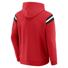 San Francisco 49ers Darius Rucker Collection Football Washed Pullover Hoodie Scarlet - Fanatics