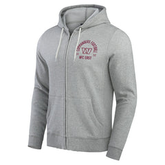 Washington Commanders Darius Rucker Collection Vintage Stripe Full-Zip Hoodie Heather Gray - Fanatics