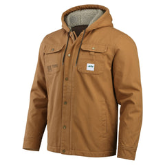 New York Jets Darius Rucker Collection Canvas Full-Zip Hoodie Jacket Tan - Fanatics