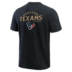 Houston Texans Darius Rucker Collection Washed Henley T-Shirt Black - Fanatics
