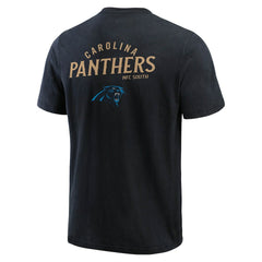 Carolina Panthers Darius Rucker Collection Washed Henley T-Shirt Black - Fanatics