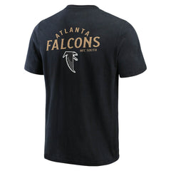 Atlanta Falcons Darius Rucker Collection Washed Henley T-Shirt Black - Fanatics