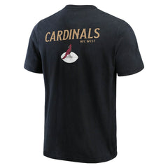 Arizona Cardinals Darius Rucker Collection Washed Henley T-Shirt Black - Fanatics