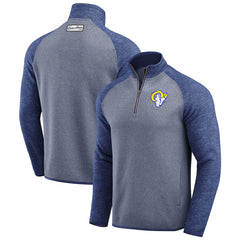 Los Angeles Rams Darius Rucker Collection Tonal Quarter-Zip Jacket Blue - Fanatics