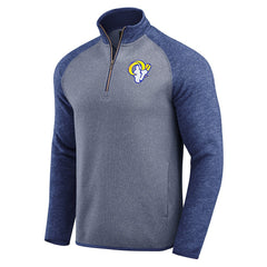 Los Angeles Rams Darius Rucker Collection Tonal Quarter-Zip Jacket Blue - Fanatics
