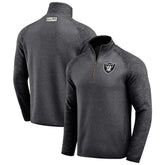 Las Vegas Raiders Darius Rucker Collection Tonal Quarter-Zip Jacket Black - Fanatics
