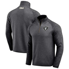 Las Vegas Raiders Darius Rucker Collection Tonal Quarter-Zip Jacket Black - Fanatics