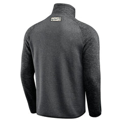 Philadelphia Eagles Darius Rucker Collection Tonal Quarter-Zip Jacket Black - Fanatics