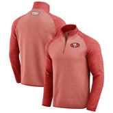 San Francisco 49ers Darius Rucker Collection Tonal Quarter-Zip Jacket Scarlet - Fanatics