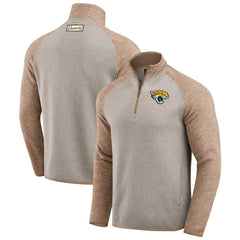 Jacksonville Jaguars Darius Rucker Collection Tonal Quarter-Zip Jacket Tan - Fanatics