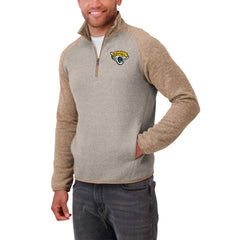 Jacksonville Jaguars Darius Rucker Collection Tonal Quarter-Zip Jacket Tan - Fanatics