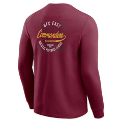 Washington Commanders Darius Rucker Collection Washed Waffle-Knit Long Sleeve T-Shirt Burgundy - Fanatics