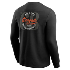 Cincinnati Bengals Darius Rucker Collection Washed Waffle-Knit Long Sleeve T-Shirt Black - Fanatics