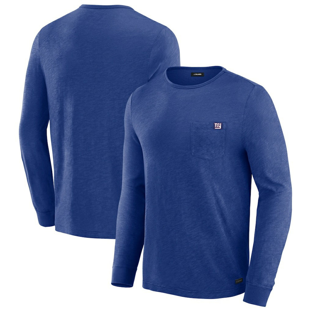 New York Giants J. Palmer In-The-Pocket Long Sleeve T-Shirt Blue - NFL