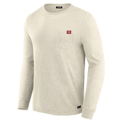 San Francisco 49ers J. Palmer In-The-Pocket Long Sleeve T-Shirt Cream - NFL