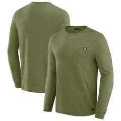 Green Bay Packers J. Palmer In-The-Pocket Long Sleeve T-Shirt Olive - NFL
