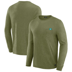 Miami Dolphins J. Palmer In-The-Pocket Long Sleeve T-Shirt Olive - NFL