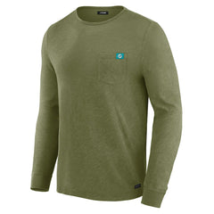 Miami Dolphins J. Palmer In-The-Pocket Long Sleeve T-Shirt Olive - NFL