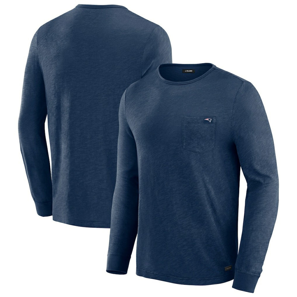 New England Patriots J. Palmer In-The-Pocket Long Sleeve T-Shirt Navy - NFL