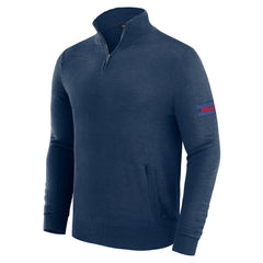 Buffalo Bills J. Palmer Franchise Quarter-Zip Sweater Navy - NFL