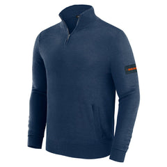 Chicago Bears J. Palmer Franchise Quarter-Zip Sweater Navy - NFL