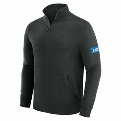 Detroit Lions J. Palmer Franchise Quarter-Zip Sweater Black - NFL
