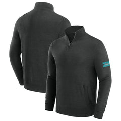 Miami Dolphins J. Palmer Franchise Quarter-Zip Sweater Black - NFL