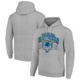 Carolina Panthers Starter 80s Retro Pullover Hoodie Heather Gray - NFL