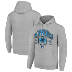Carolina Panthers Starter 80s Retro Pullover Hoodie Heather Gray - NFL