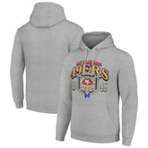 San Francisco 49ers Starter 80s Retro Pullover Hoodie Heather Gray - NFL