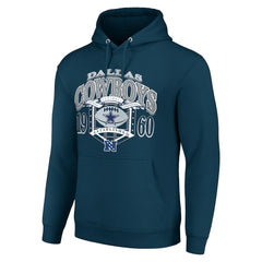 Dallas Cowboys Starter 80s Retro Pullover Hoodie Navy - NFL