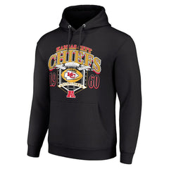Kansas City Chiefs Starter 80s Retro Pullover Hoodie Black - NFL