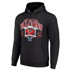 Atlanta Falcons Starter 80s Retro Pullover Hoodie Black - NFL