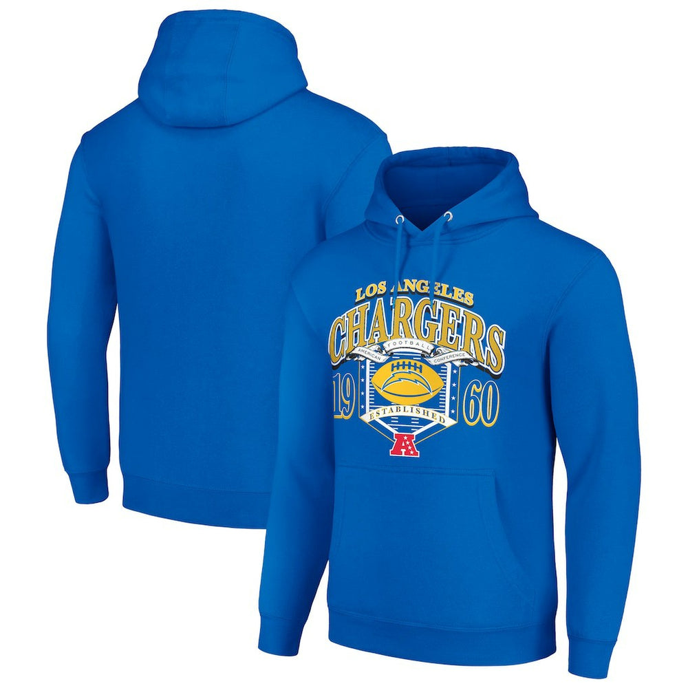 Los Angeles Chargers Starter 80s Retro Pullover Hoodie Royal - NFL