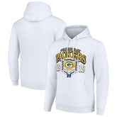 Green Bay Packers Starter 80s Retro Pullover Hoodie White - NFL