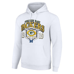 Green Bay Packers Starter 80s Retro Pullover Hoodie White - NFL