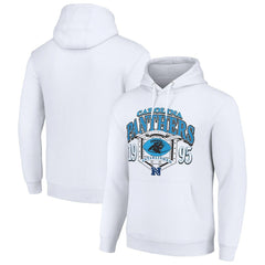 Carolina Panthers Starter 80s Retro Pullover Hoodie White - NFL