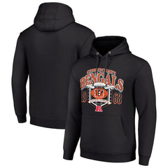 Cincinnati Bengals Starter 80s Retro Pullover Hoodie Black - NFL